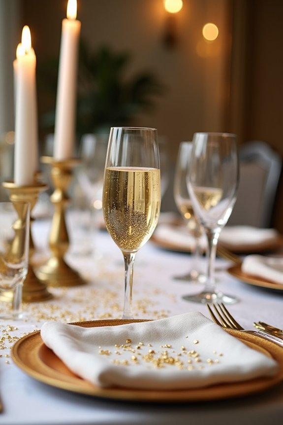 luxe gold party inspirations