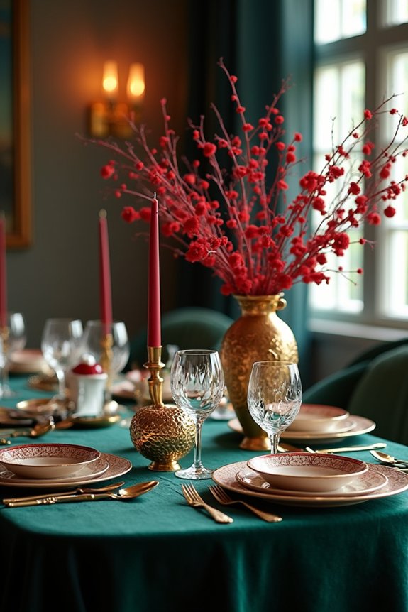luxurious jewel tone elegance