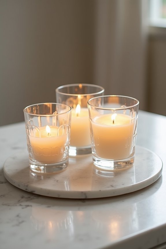 luxury candles as favors