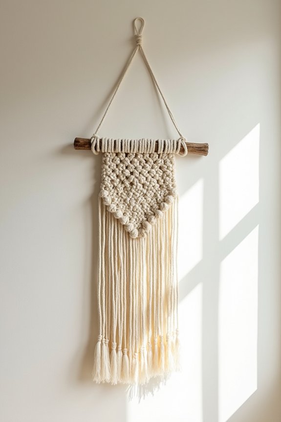 macram wall decor project