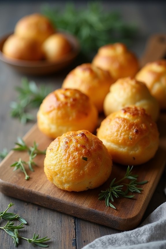 make ahead cheese puffs