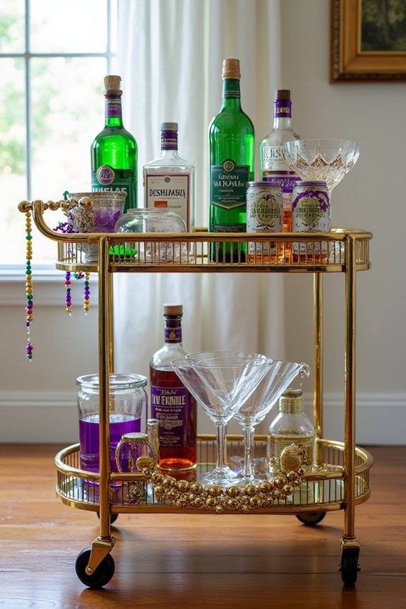mardi gras cocktail gift sets
