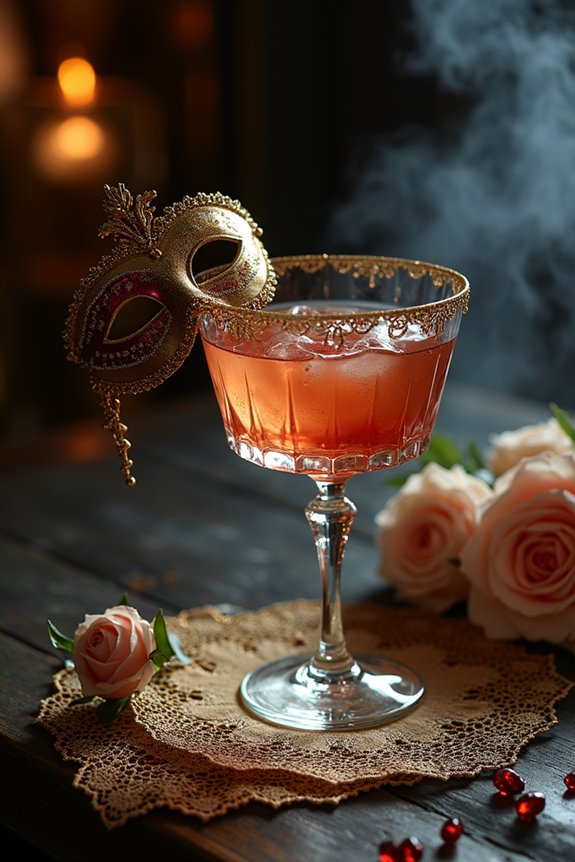 masquerade cocktail signature design