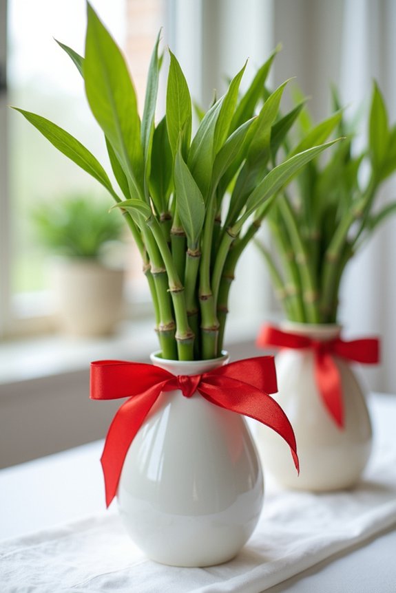 meaningful bamboo plant favors