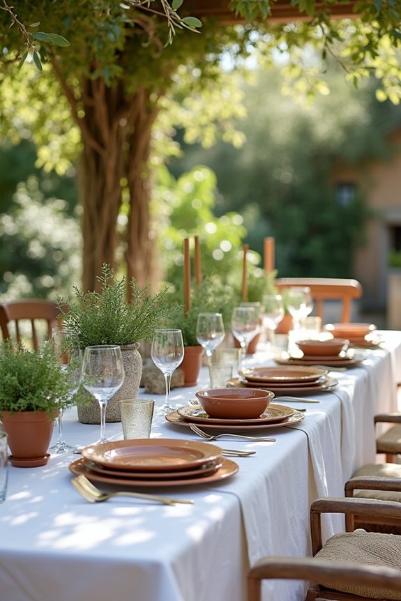 mediterranean patio entertaining essentials