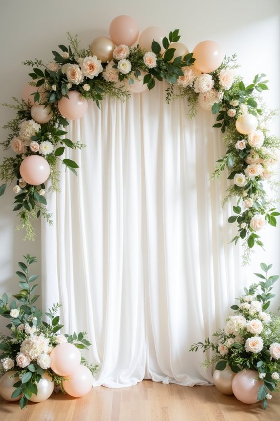 memorable couples shower backdrop