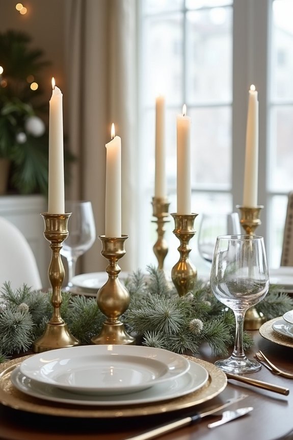 metallic elegance for christmas