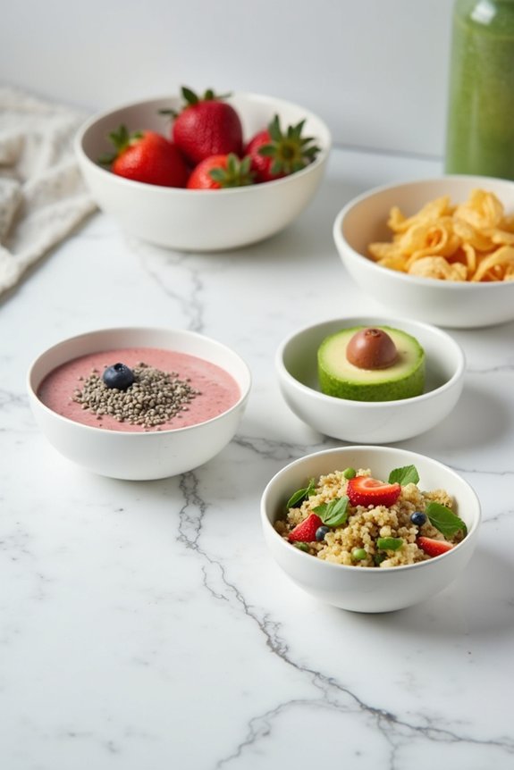 minimalist clean girl foods