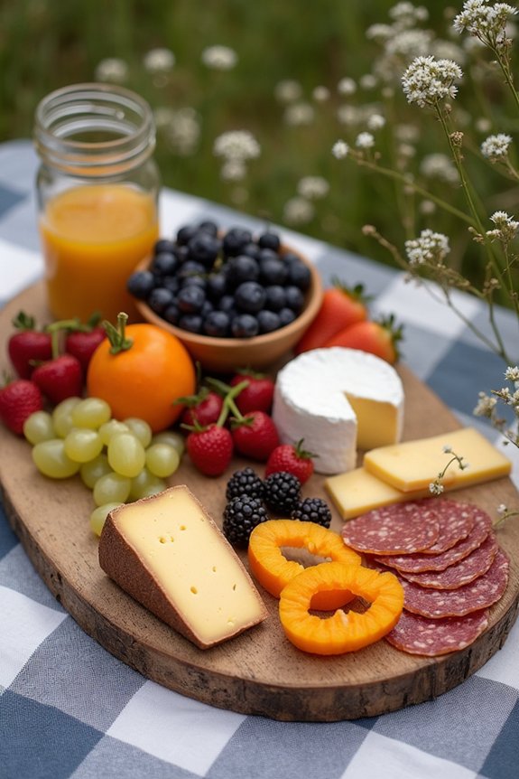 mismatched plates create charm