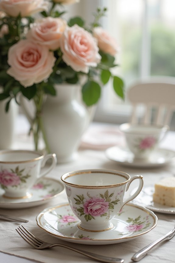 mixing vintage china charm
