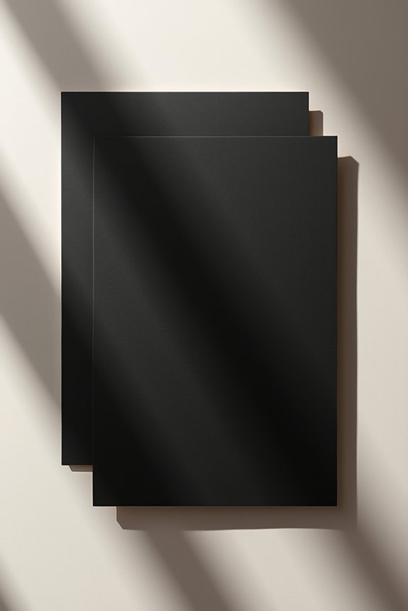 modern minimalist black invitations