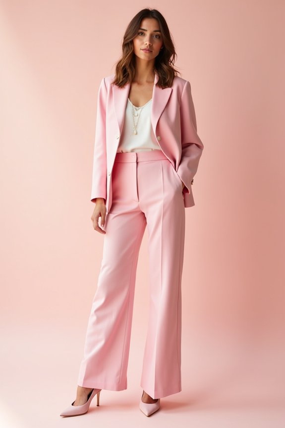 monochromatic pink party styling