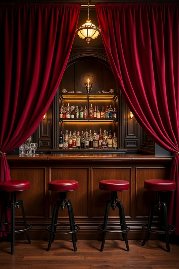 moody vintage speakeasy atmosphere