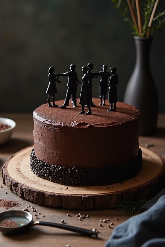 mystery themed cake designs