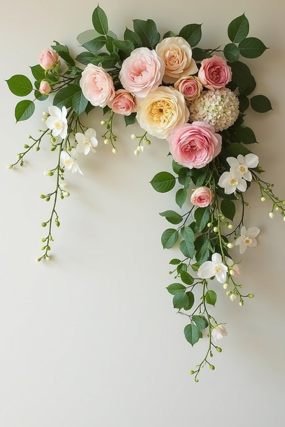 natural floral backdrop elegance