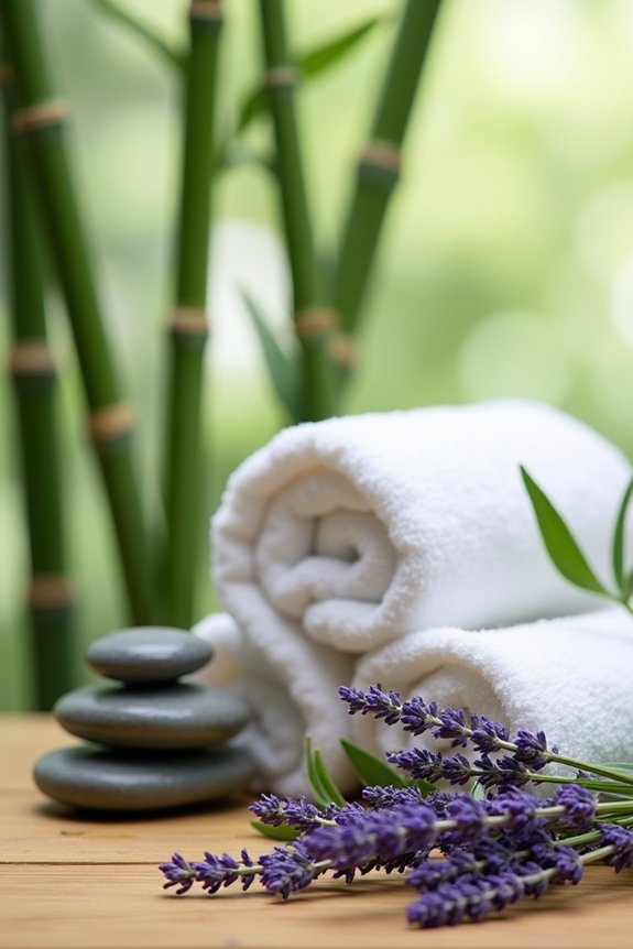 natural spa ambiance elements