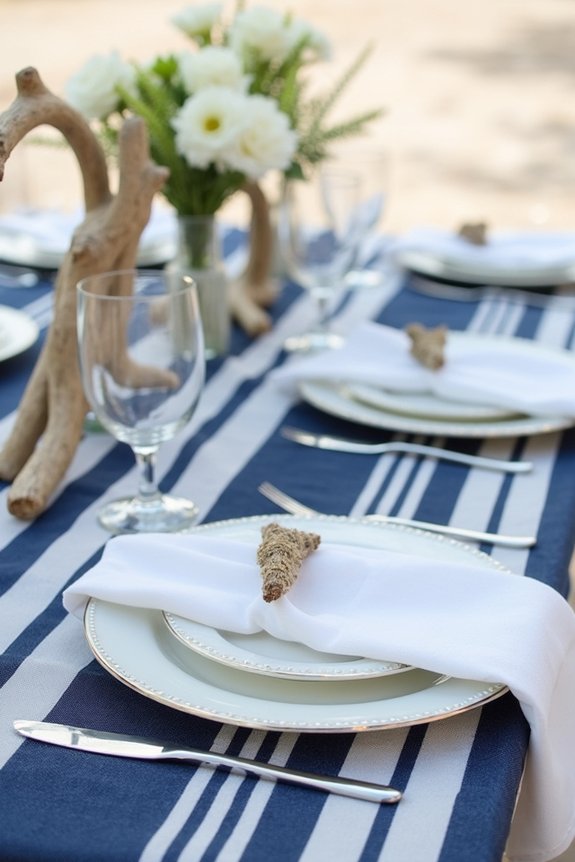 nautical stripes and elegance