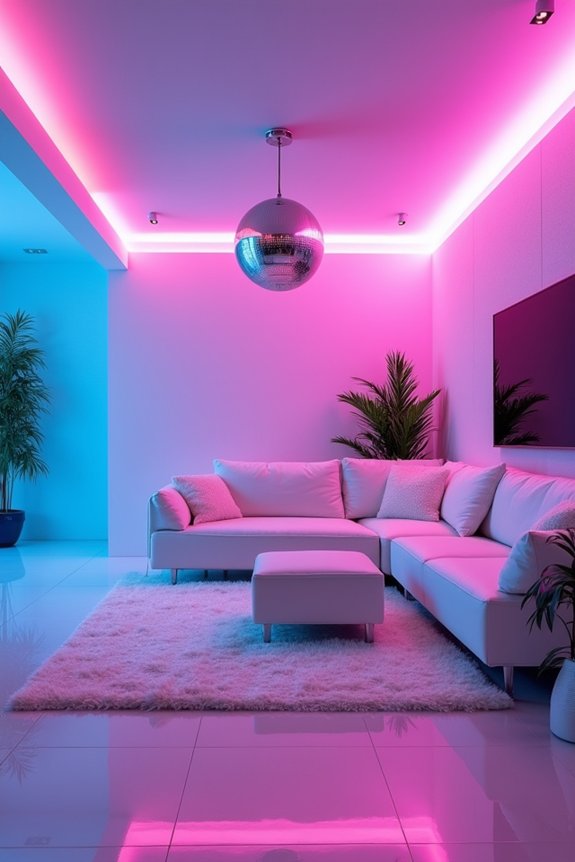 neon disco party enhancements