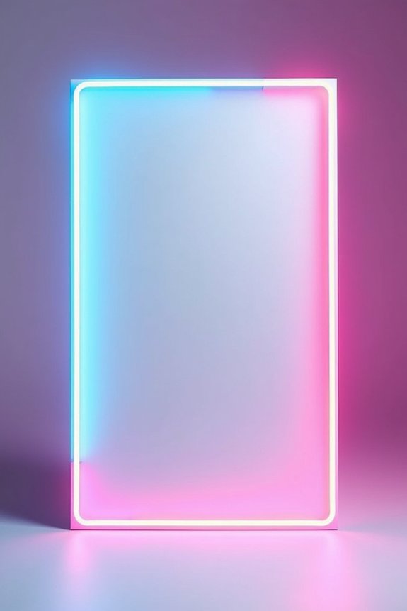 neon typography for invitations