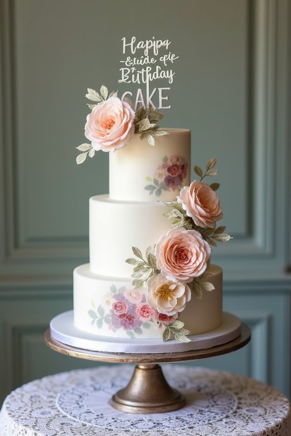 ninetieth birthday cake ideas