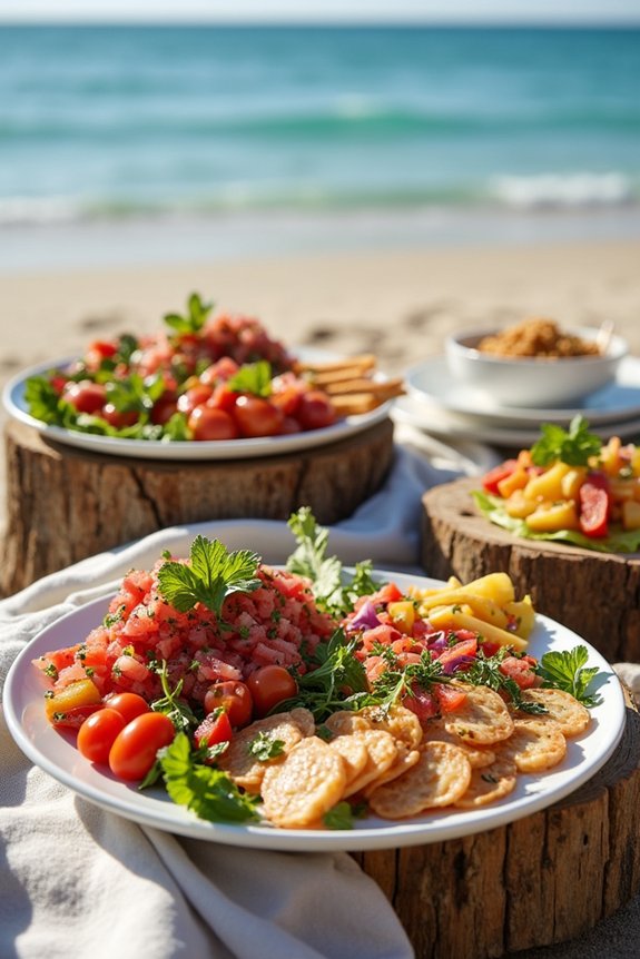 no cook beach party food