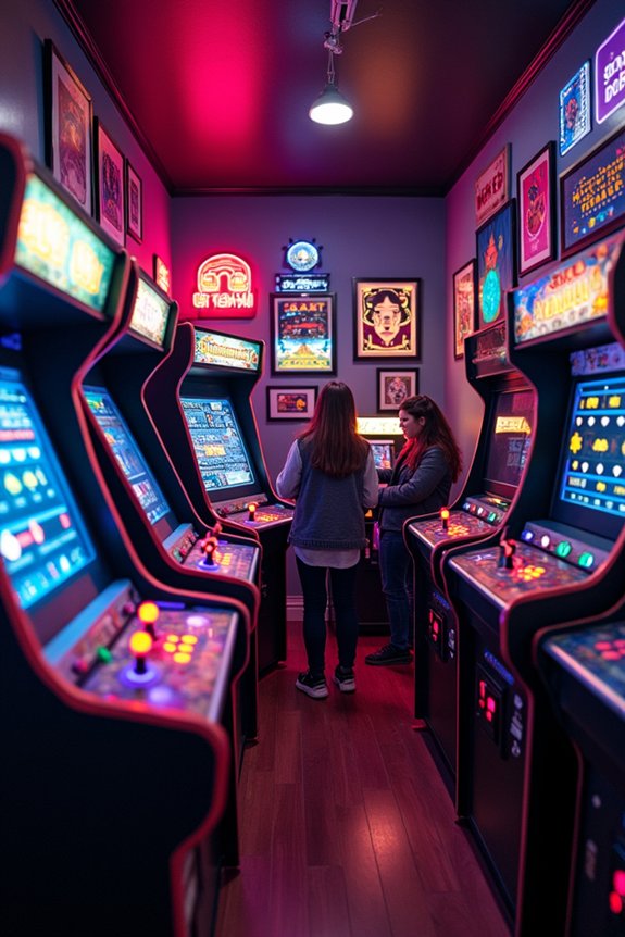nostalgic arcade night fun