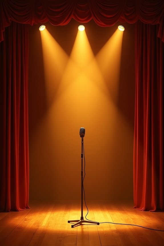 nostalgic music era backdrops