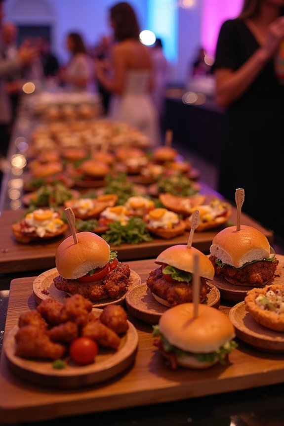 one handed karaoke finger foods