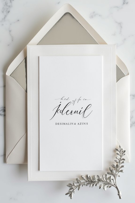 ordering silver invitations efficiently