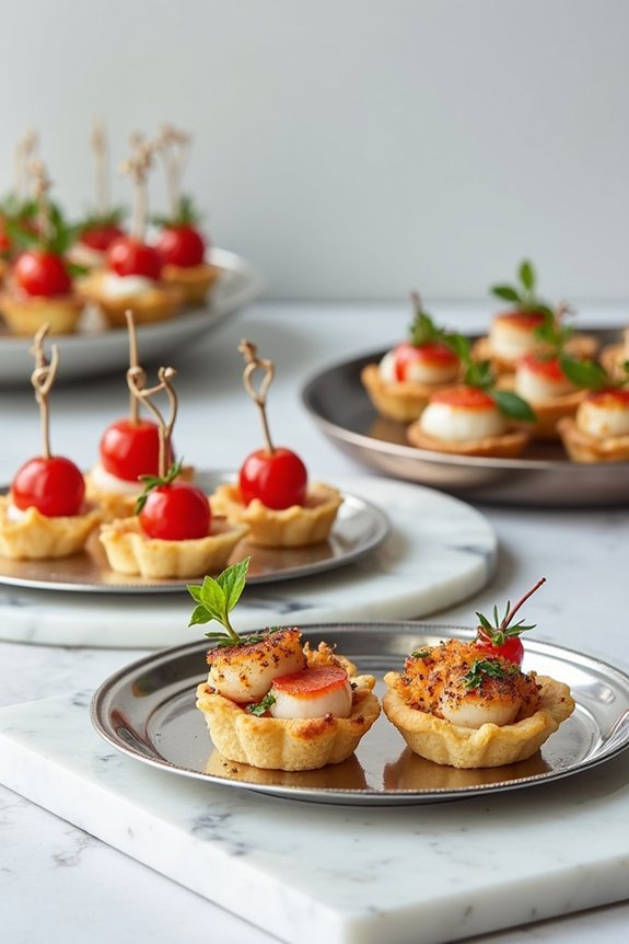 passed appetizers for elegance