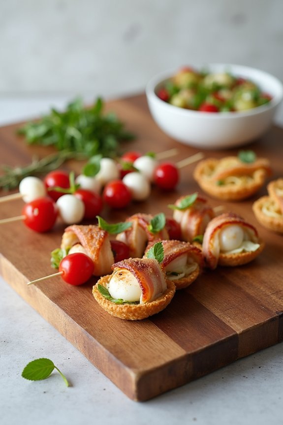 passed hors d oeuvres encourage mingling