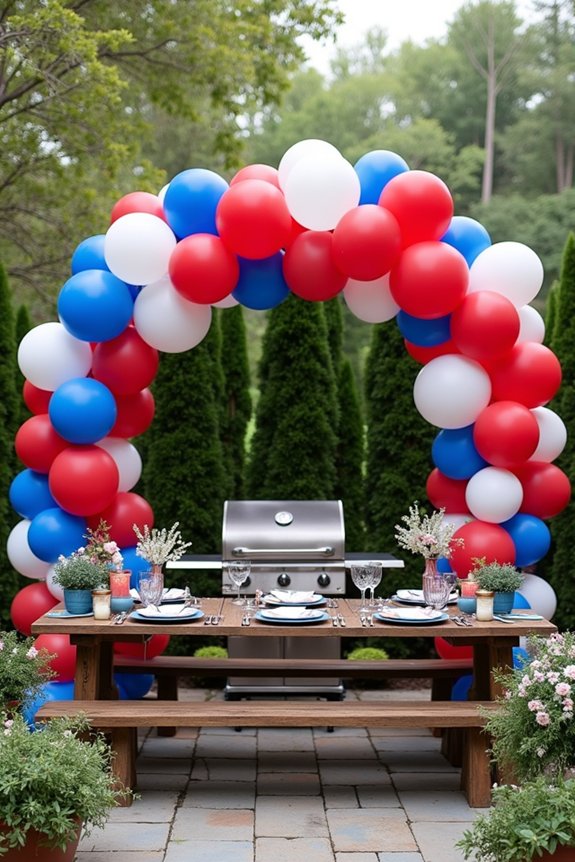 patriotic balloon decorations ideas