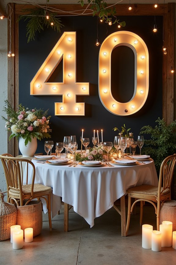 personalized celebration backdrop ideas