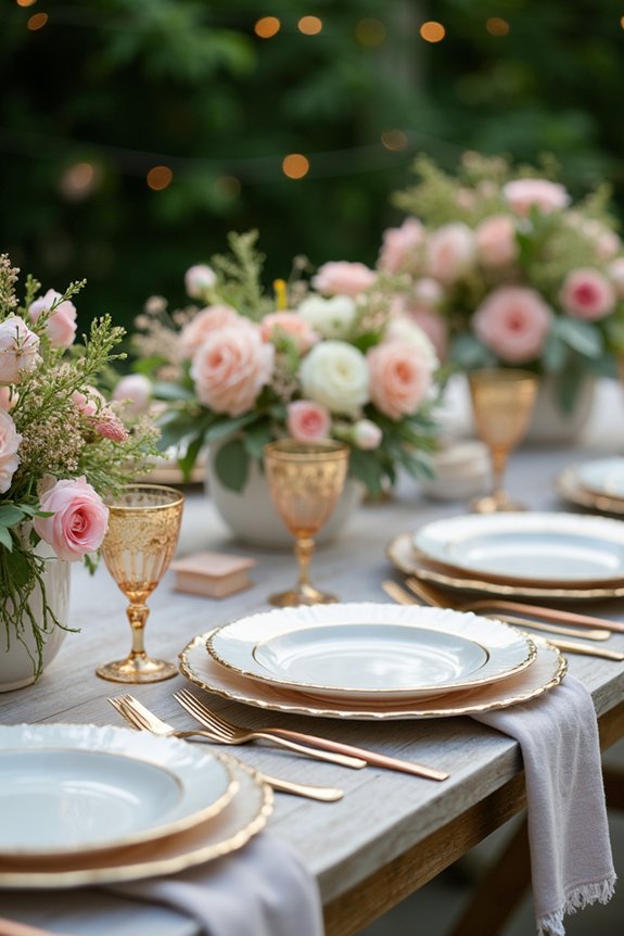 personalized garden inspired celebration