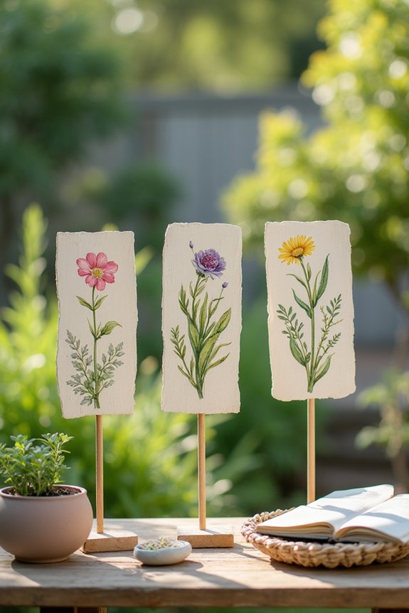 personalized garden markers keepsake