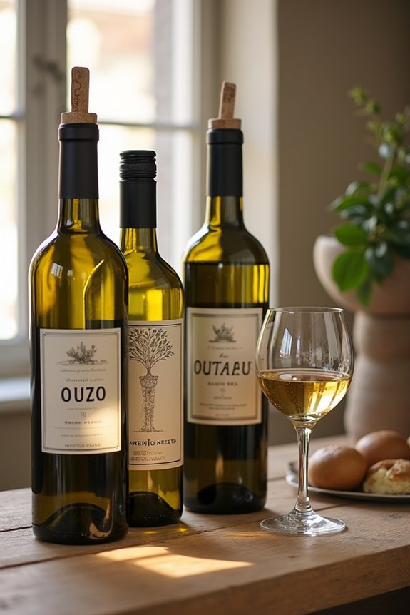 personalized greek wine favors