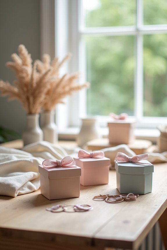 personalized handmade favor boxes