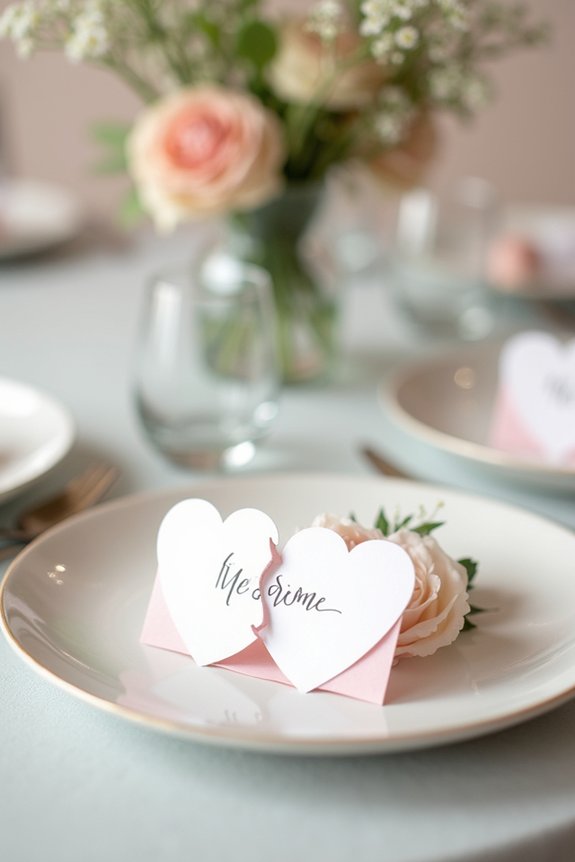 personalized heartfelt place cards