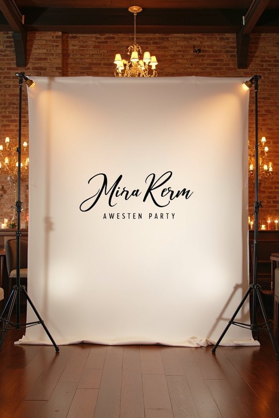 personalized karaoke backdrop experience