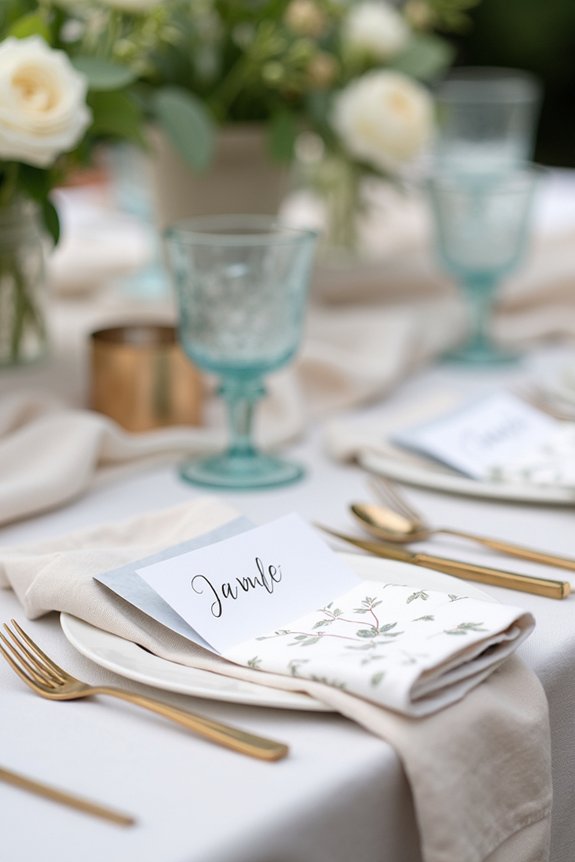 personalized place cards ideas