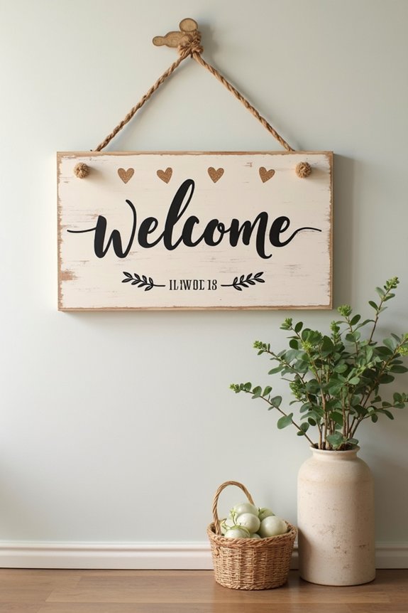 personalized welcome signage ideas
