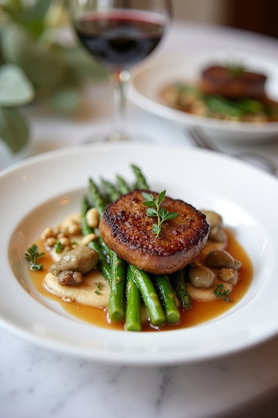 plated dinners for elegance