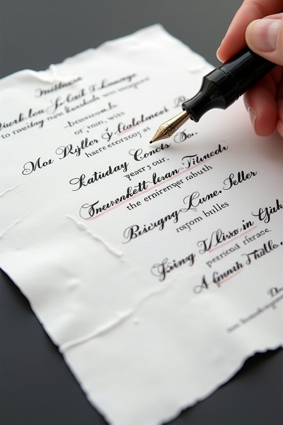 polished invitation formatting matters