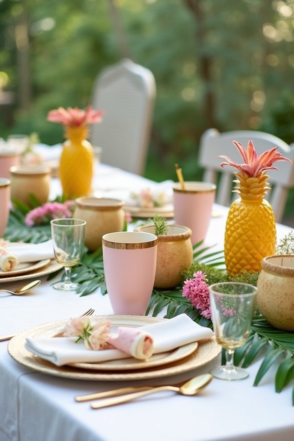 practical tropical drinkware favors