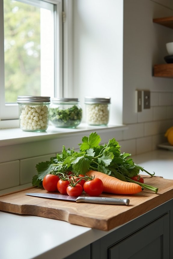 prep ingredients the day before