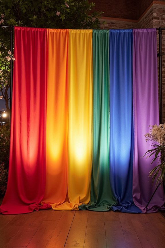 pride event backdrop ideas