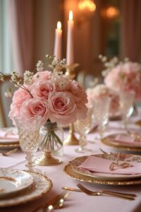 princess themed table setting ideas