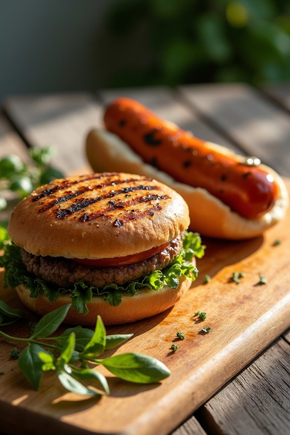 quality burgers and hot dogs