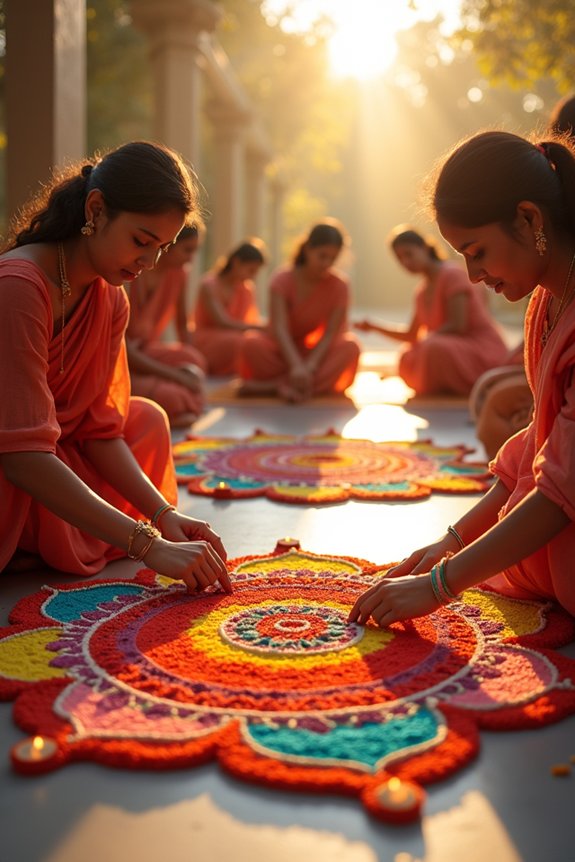 rangoli design contest fun