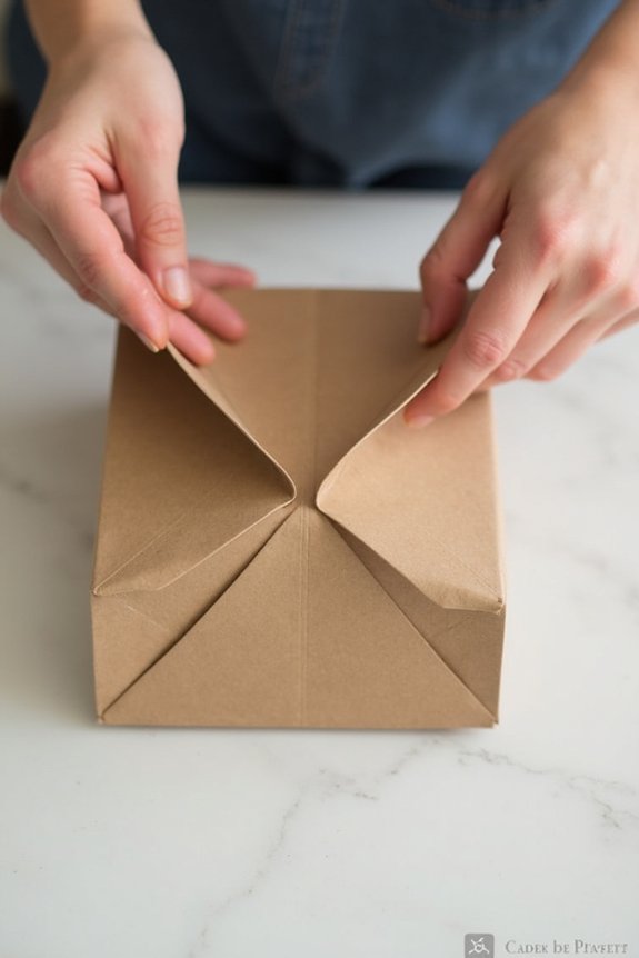 reinforce gift bag bottom